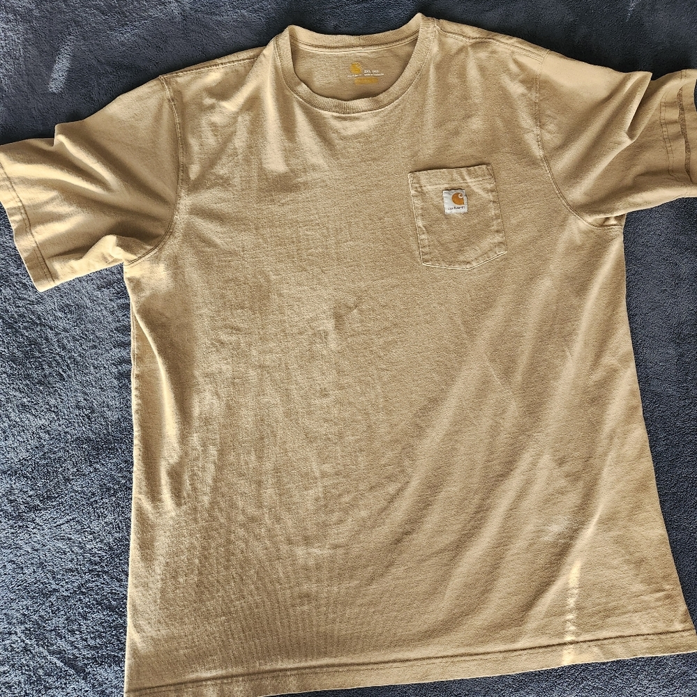 Carhartt Tan Short Sleeve Tee